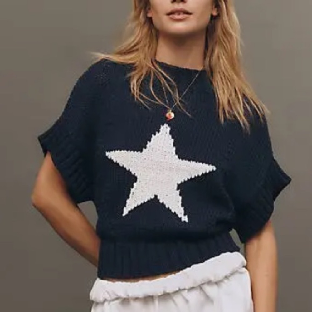 NWT Size XXS (P2P 17.5") - The Pippa Mock-Neck Extended Shoulder Sweater Maeve